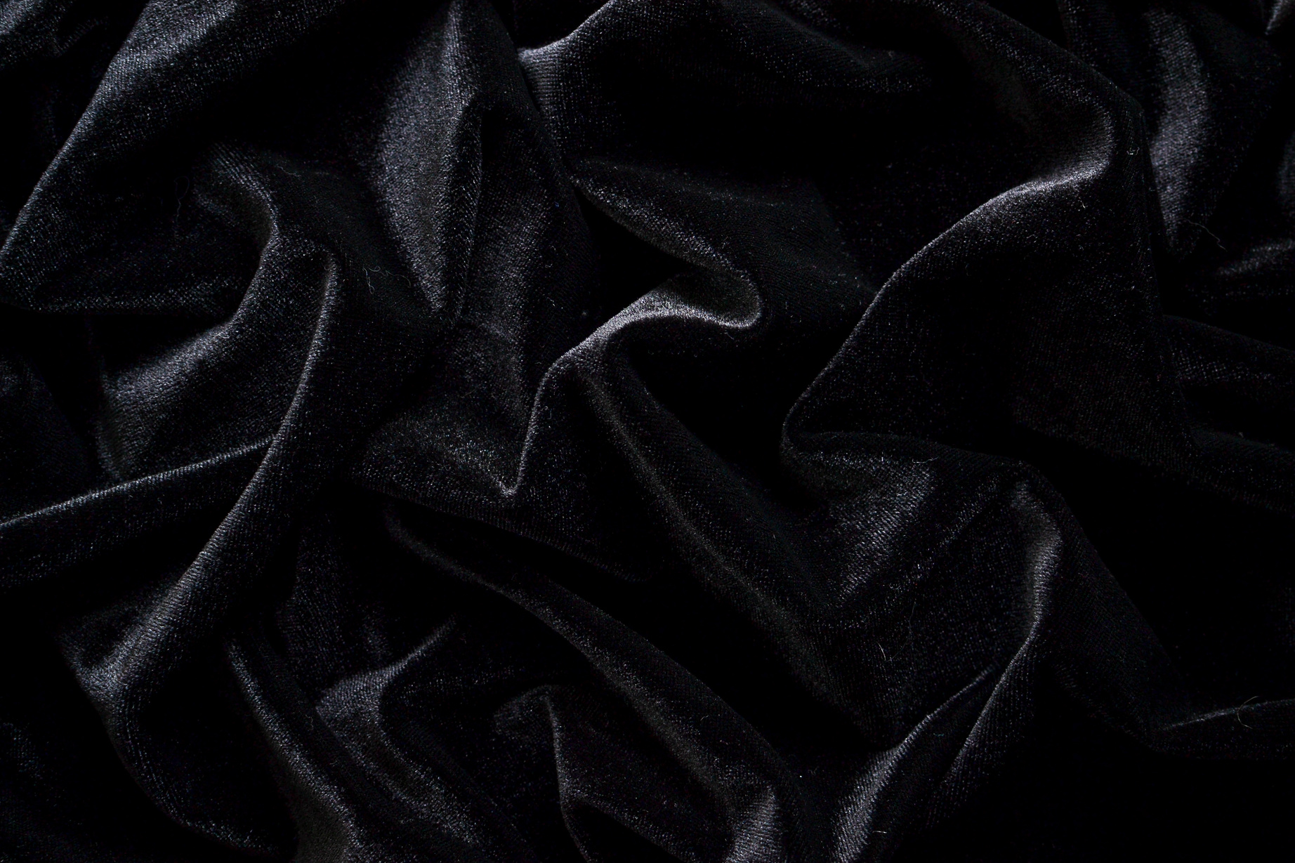 Black Velvet Fabric